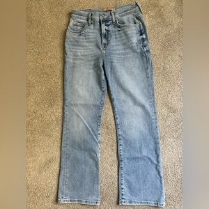 7 FAM Lux Vintage denim high waist slim kick classic slight ankle flare 29